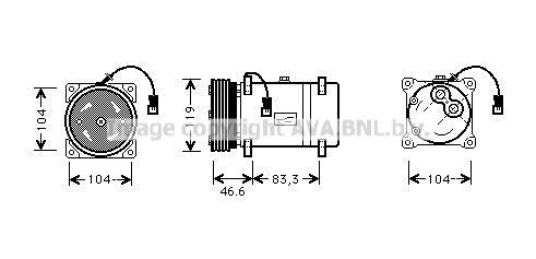 AVA QUALITY COOLING kompresorius, oro kondicionierius CNK216